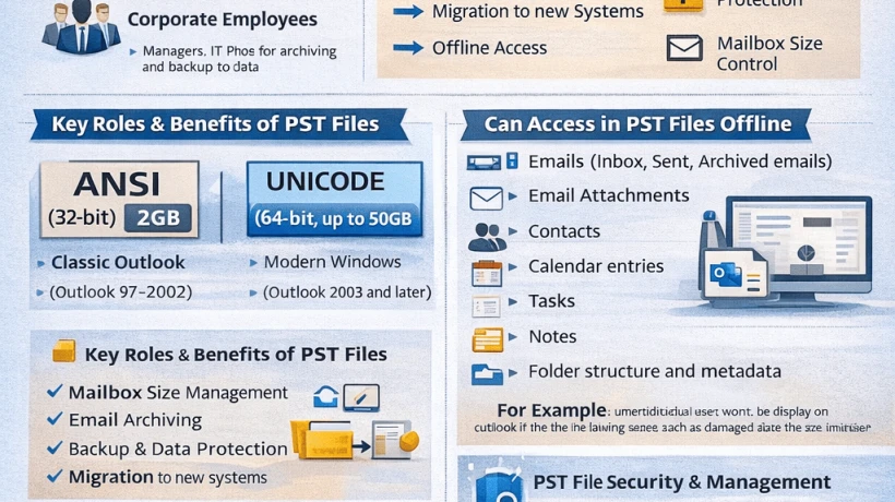 What Are PST Files? Local Outlook Storage, ANSI vs Unicode, and Data Management